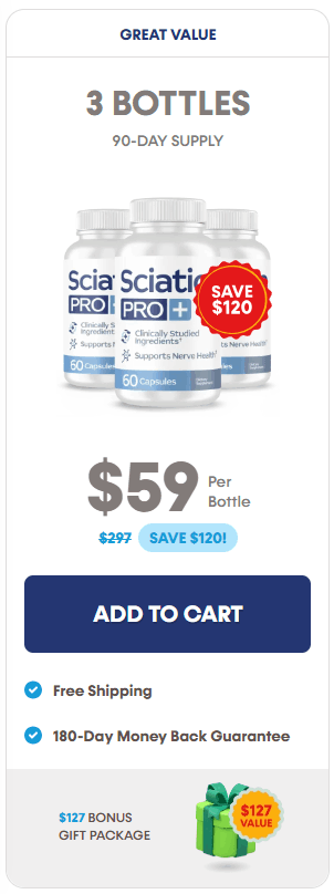 Buy Sciatica Pro+ 3 Bottle